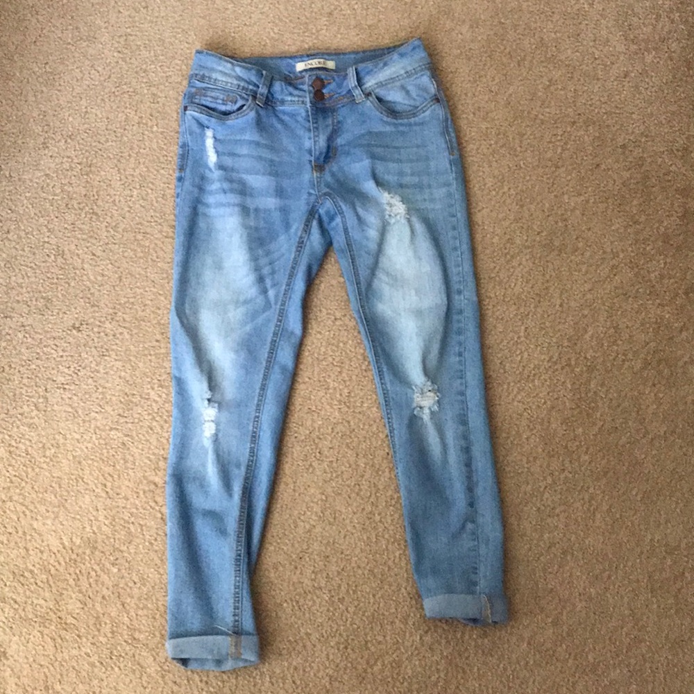 Distressed Skinny Jeans